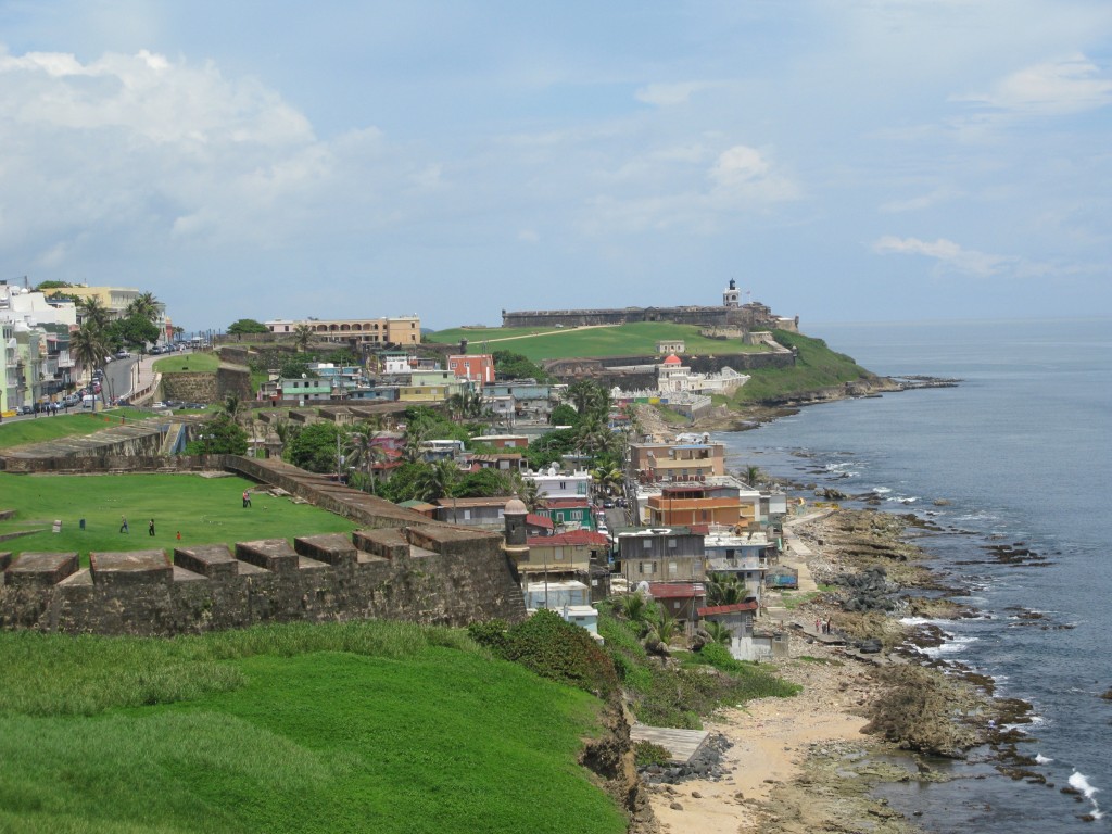 View of Old San Juan from Castillo San CristÃ³bal