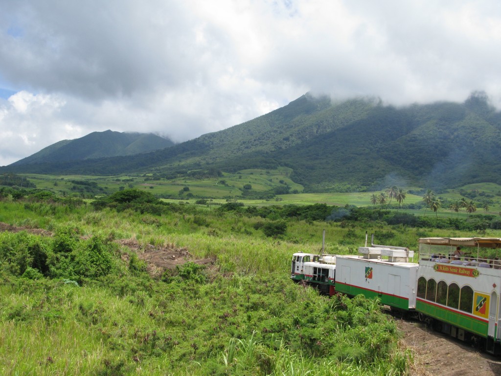 Scenic train ride around St. Kitts